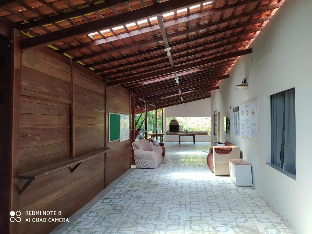 Área comum do hostel